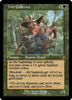 MTG Nut Collector - Foil - Retro Frame, Dominaria Remastered, Lightly Played, En - Image 1