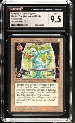 Ashnod's Transmogrant, Antiquities Mtg. CGC 9.5 Mint+! - Image 1