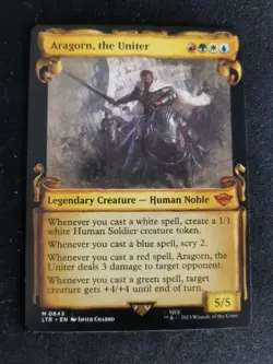 MTG Aragorn, The Uniter Lotr: Tales of Middle-earth 643 Scroll Regular - Image 1