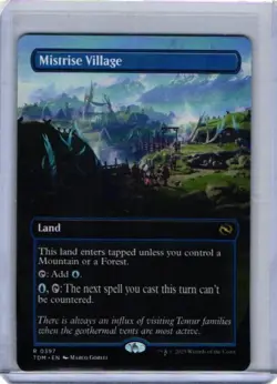 Mistrise Village (Tarkir: Dragonstorm) - Borderless - NM #397 MTG - Image 1