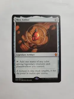 MTG - Mox Amber _ Dominaria_ Regular Mythic #224 - Image 1
