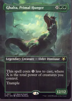 Ghalta, Primal Hunger (Borderless) Special Guests Magic MTG NM - Image 1