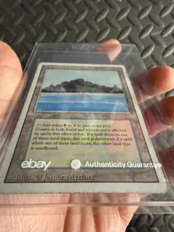 Magic the Gathering Dual Land - Tropical Island (Revised) MP - Image 4