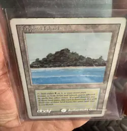 Magic the Gathering Dual Land - Tropical Island (Revised) MP - Image 5