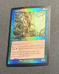 MTG Wall of Roots 30th Anniversary Foil - Excellent - Image 1