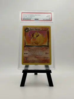 First Edition 2000 Pokemon Rocket 35/82 Dark Flareon PSA Mint 9 - Image 1