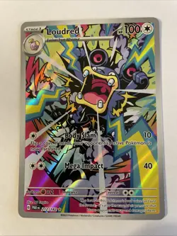 Loudred 212/182 Sv04: Paradox Rift Holo Pokemon TCG NM Condition - Image 1