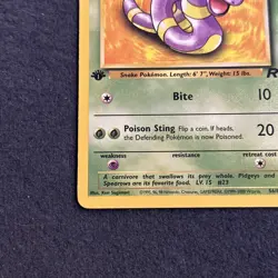 Pokemon TCG Ekans 56/82 Team Rocket First Edition Vintage NM - Image 4