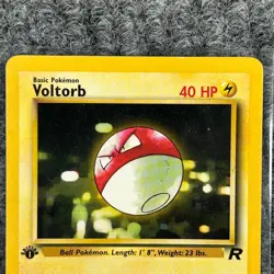 Vintage Pokemon Team Rocket Voltorb 69/82 1st Edition Common LP - Image 3