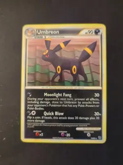 Pokemon - Umbreon 10/90 HS Undaunted Non-Holo LP - Image 1