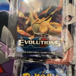 XY Evolutions Booster Pack Art Set (4 packs) - Pokemon TCG 2016 - Factory Sealed - Image 4