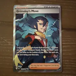 Grimsley's Move Ultra Rare Full Art 120/094 Pokemon Phantasmal Flames English NM - Image 1