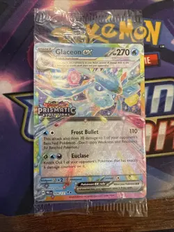 Pokemon TCG - Glaceon EX 26/131 Stamped Promo from Prismatic Good Centering - Image 1