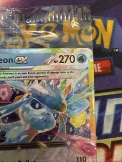 Pokemon TCG - Glaceon EX 26/131 Stamped Promo from Prismatic Good Centering - Image 2