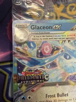 Pokemon TCG - Glaceon EX 26/131 Stamped Promo from Prismatic Good Centering - Image 3