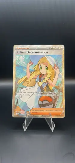 Pokemon Mega Evolution Lillie's Determination 169/132 Full Art Rare NM - Image 1