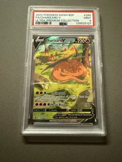 PSA 9 Pokemon Charizard V SWSH260 Sword & Shield Promo Full Art - Image 1