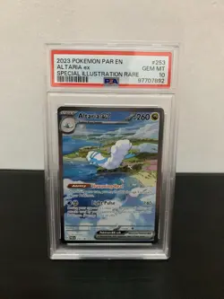 Pokemon Altaria EX 253/182 Paradox Rift PSA 10 - Image 1