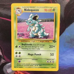 Pokemon Nidoqueen Jungle Rare 23/64 Regular Unlimited English 1999 - Image 1