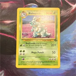Pokemon Nidoqueen Jungle Rare 23/64 Regular Unlimited English 1999 - Image 2