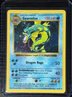 Pokemon TCG Gyarados Base Set Shadowless Holo Foil Near Mint NM - Free Returns! - Image 4