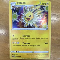 Pokemon TCG Jolteon Promo Holo Stage 1 HP100 SWSH094 Sword & Shield 2021 - Image 1