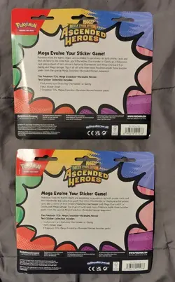 Pokemon TCG Lot Of (2) Ascended Heroes Tech Sticker Collection, Gastly - Image 2