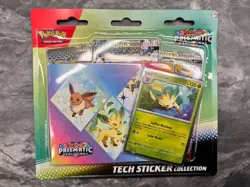 Pokemon TCG Prismatic Evolutions Tech Sticker Collection Set Lot Of 3 Sealed New - Image 4