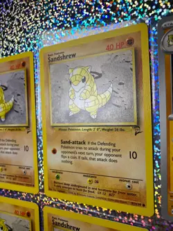 Pokemon TCG Regular: Unlimited Base Set 2 91/130 Sandshrew; 098/167 Sandslash - Image 4