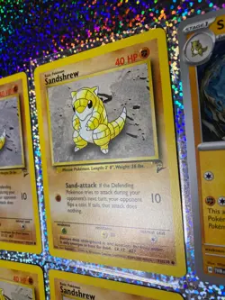 Pokemon TCG Regular: Unlimited Base Set 2 91/130 Sandshrew; 098/167 Sandslash - Image 5