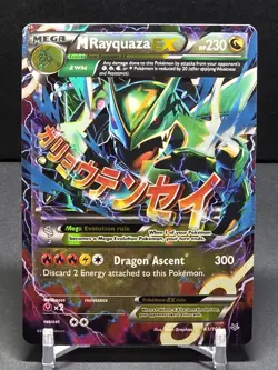 Pokemon M Rayquaza EX 61/108 XY Roaring Skies Holo - NM (Delta Wild) - Image 1