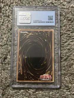 Yu-Gi-Oh! Pot of Greed 1st First Edition LOB-119, Asian English CGC 9.5 - Image 2