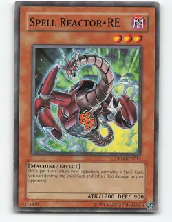 Spell Reactor #CRMS-EN014 Yugioh Card - Image 1