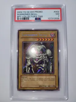 2002 YU-GI-OH Summoned Skull Limited Edition Promo Collector's Tin BPT-002 PSA 7 - Image 3
