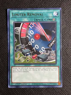 3x YuGiOh! - Limiter Removal AMDE-EN053 Rare 1st Edition Near Mint - Image 2
