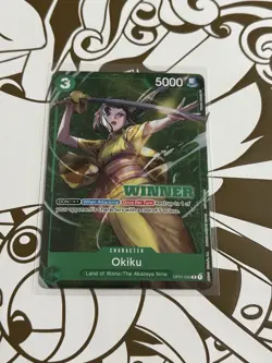 Okiku One Piece Tournament Winner Pack Vol. 4 Foil Alt Art OP01-035 - Image 1