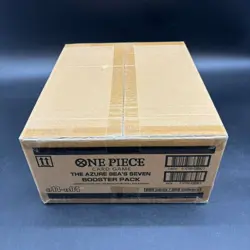 One Piece OP14-EB04 The Azure Sea's Seaven English 12 Booster Box Case Sealed - Image 3