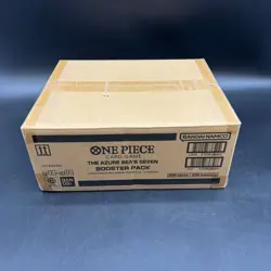 One Piece OP14-EB04 The Azure Sea's Seaven English 12 Booster Box Case Sealed - Image 4