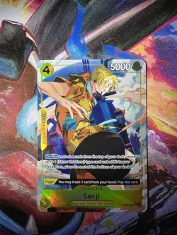 One Piece Sanji ST29-004 (ALT ART) SR Egghead Starter Deck English - Image 1