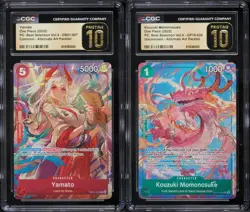 2025 ONE PIECE YAMATO KOZUKI MOMONOSUKE ALT ART SET PSA CGC 10 GEM MINT PRISTINE - Image 1