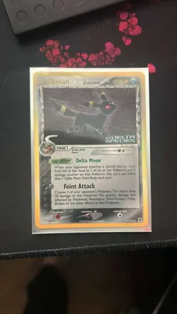 Umbreon - EX: Delta Species Reverse Holo Ultra Rare 17/113 (2005) Pokemon TCG LP - Image 1