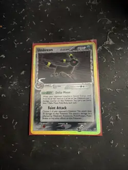 Pokemon Umbreon Delta Species Reverse Holo EX Delta Species 2005 17/113 - Image 1