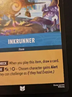 Inkrunner 169/204 Uncommon Whispers In The Well Disney Lorcana TCG - Image 5
