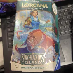 Disney Lorcana TCG Archazia's Island Single Player Deck Steel - Image 1