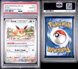 Eevee 074/131 - Pokemon Day 2025 Promo - Pokemon Card - PSA 10 Gem Mint 💎 - Image 3