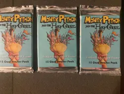Monty Python and the Holy Grail Game Cards - Lot of 5 Sealed Booster Pack - 1996 - Image 3