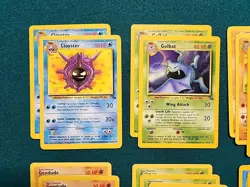 Pokemon TCG-Lot of 58 Common and Uncommon Cards -Fossil Set-WOTC 1999 LP - Image 2