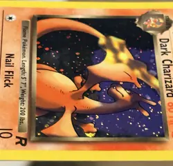 Dark Charizard Holo 4/82 - Team Rocket - LP - Vintage Pokemon Card - Image 3