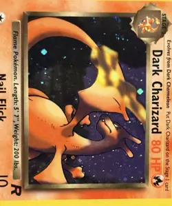Dark Charizard Holo 4/82 - Team Rocket - LP - Vintage Pokemon Card - Image 4