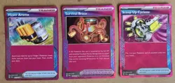 Pokemon Ace Spec Trainer Cards Twilight Masquerade 2024 - Set Of 3 - Image 1